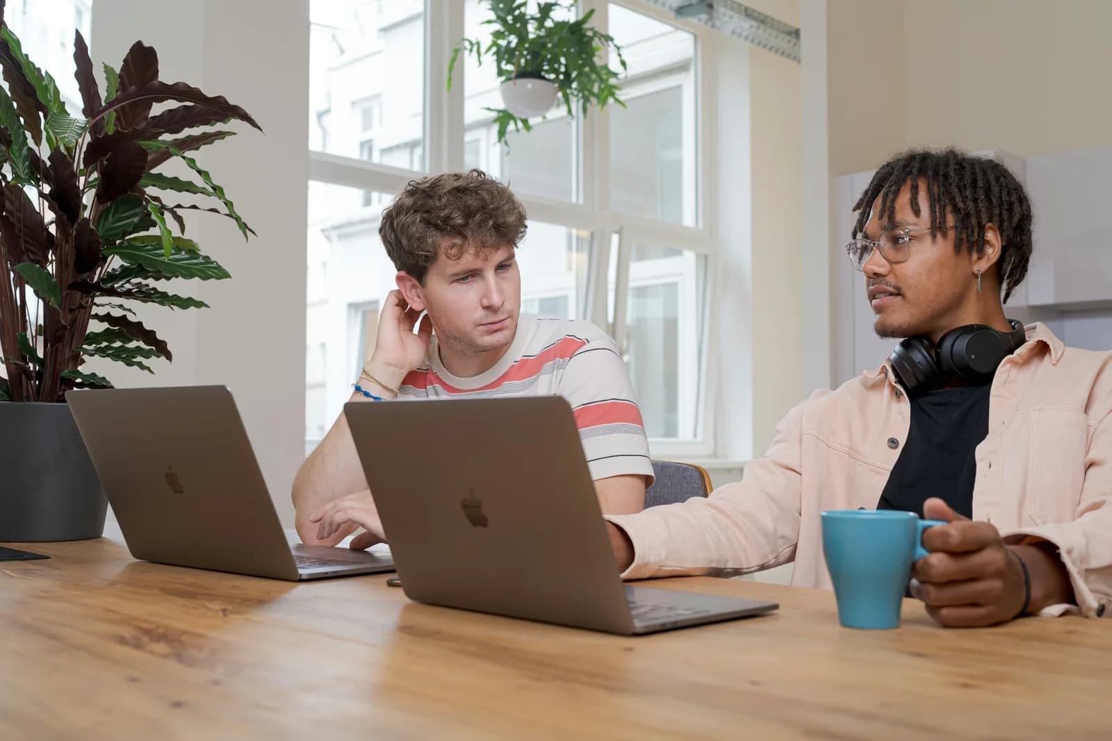 Mobility professionals reviewing live demand data